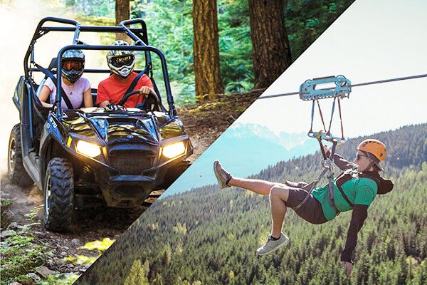  Whistler Superfly Ziplines & RZR Off-Road Combo